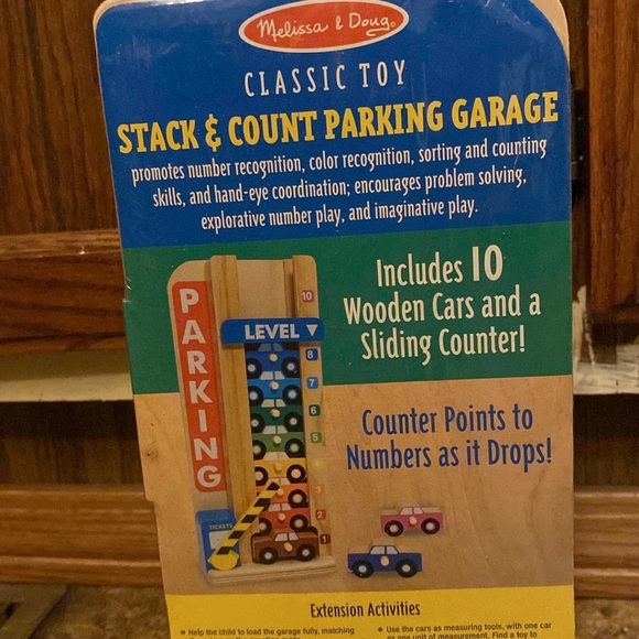 Melissa’s and Doug Stack and Count Parking Garage - Picture 4 of 5